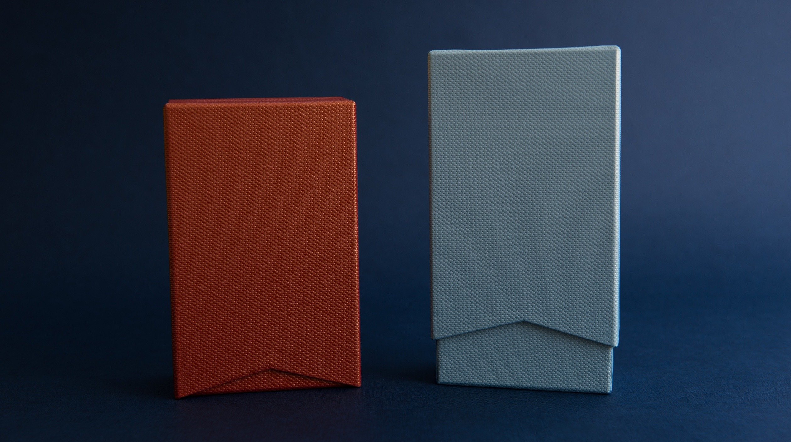 complex custom boxes side-by-side